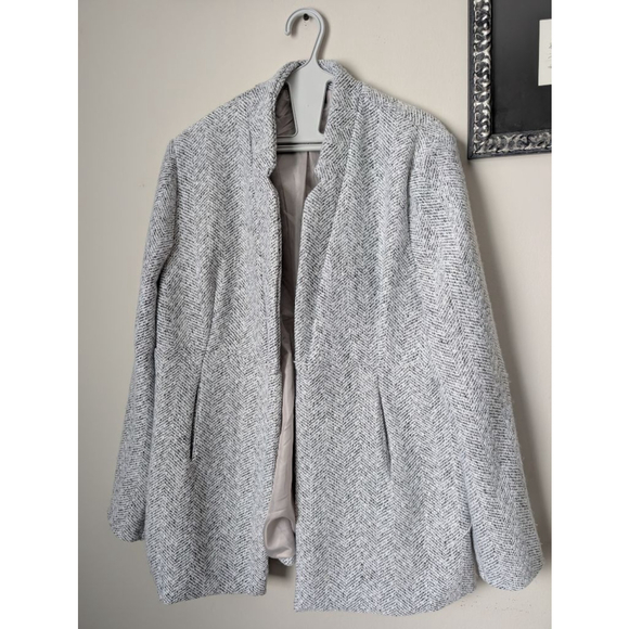 VICI Herringbone Jacket XL White Black, women's - Picture 2 of 12